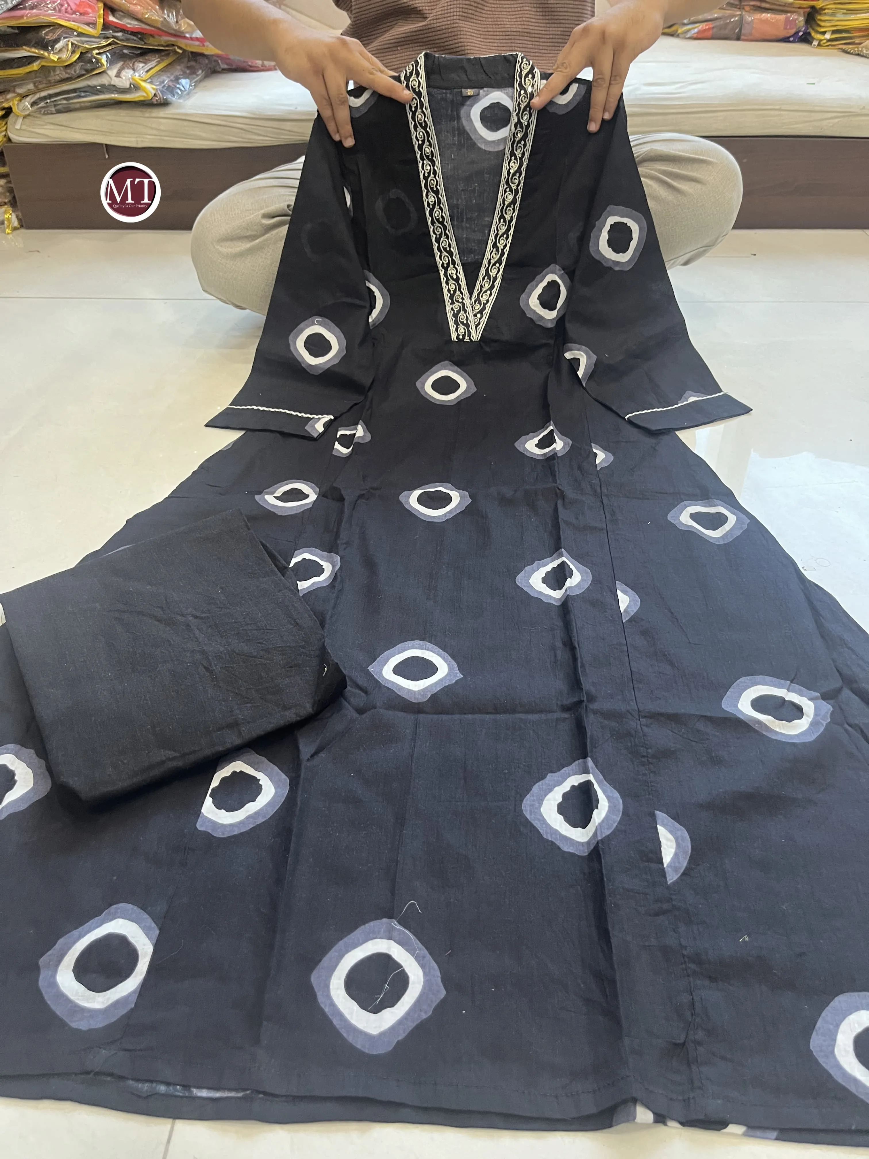 Beautiful Designer Heavy Cotton Salwar Suit