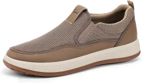 Men's Breathable Mesh Slip On Loafers Lightweight Comfortable Casual Walking Boat Shoes for Driving Sports Skate Work