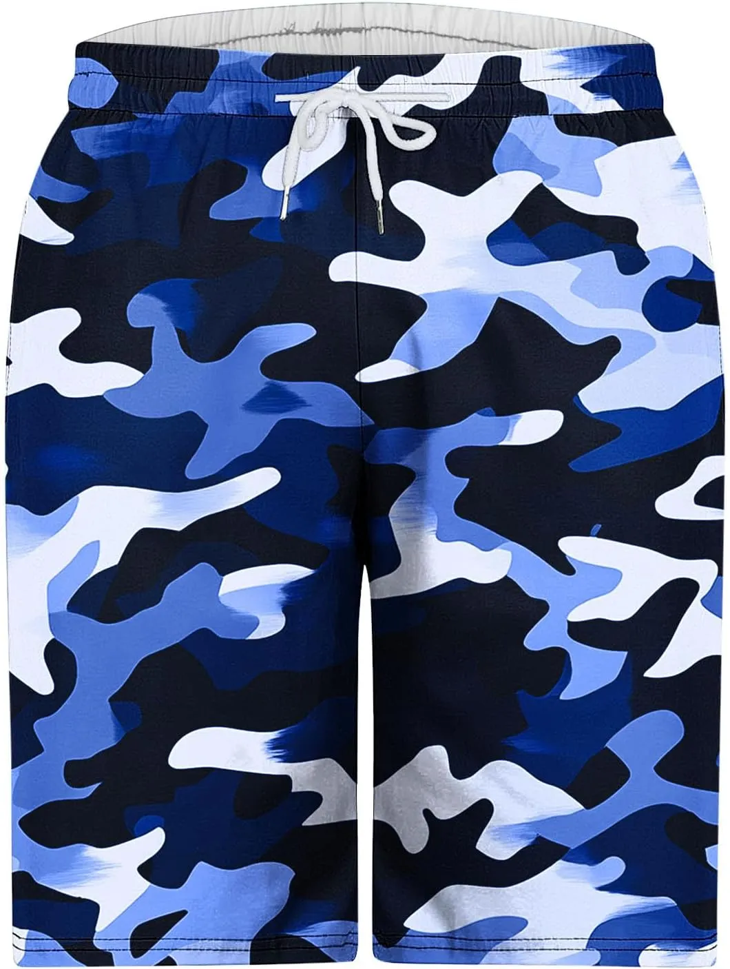 Men's Swim Trunks Summer Quick Dry Swimming Board Shorts Breathable Fit Hawaii Beach Sports Short with Pockets