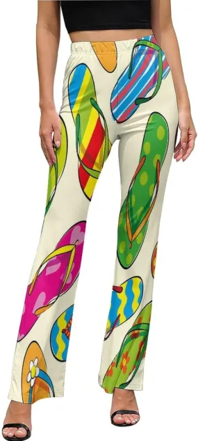 Nugier Women Bell Bottom, Wide Leg Flare Pants Palazzo Trousers Long Pants (XS-XL)
