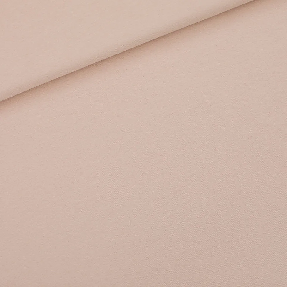 Pale Pink French Terry Fabric by See You At Six, Oeko-Tex 100 Class 1 Certified