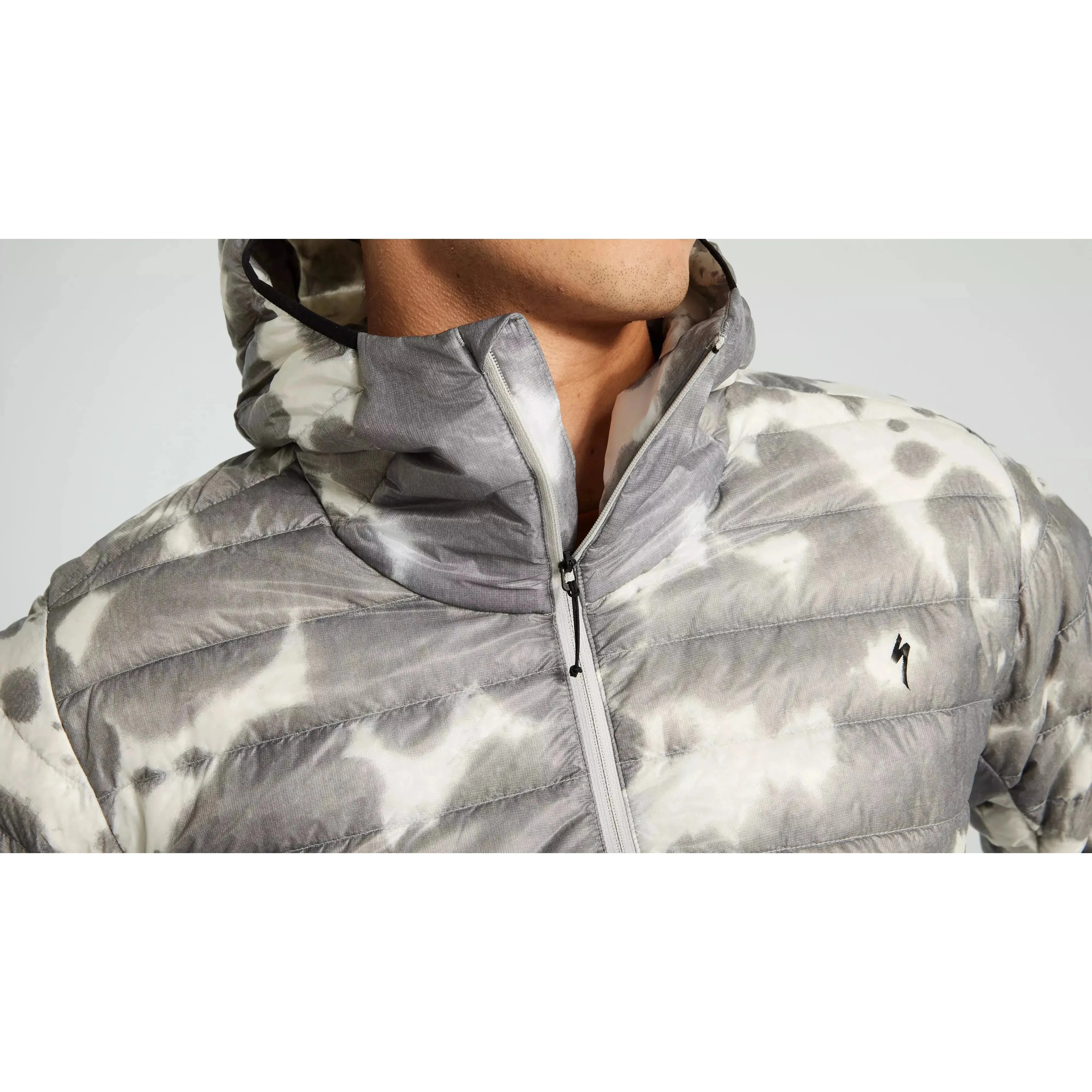 Specialized Men's Packable Down Jacket - Dove Grey Splash