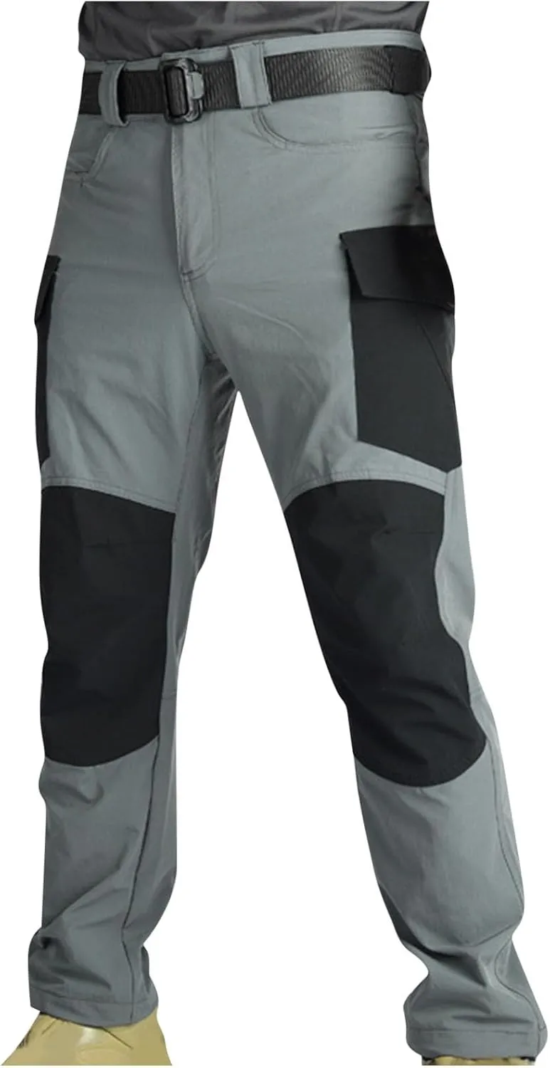 Tactical Pants for Men Stretch Ripstop Combat Work Pants for Men Water Resistant Outdoor Hiking Cargo Pants Quick Dry