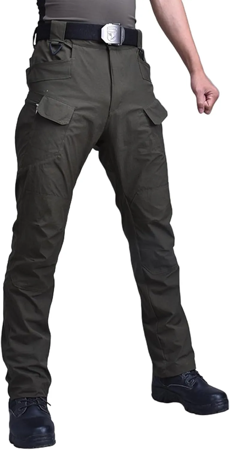 Tactical Work Cargo Pants for Men Ripstop Waterproof Stretch Pants Quick Dry Comfy Utility Outdoor Apparel