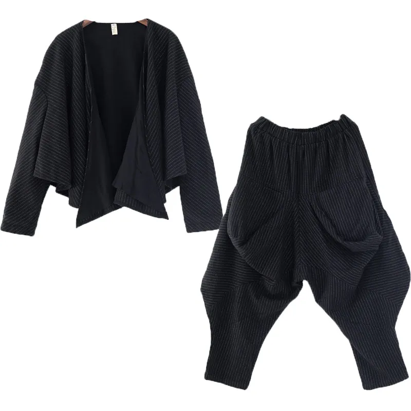 Women Summer Suits Loose Women Wide Legs ATM962330